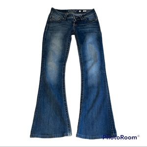 Miss Me Mid-Rise Flare Jeans